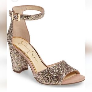 Jessica‎ Simpson glitter sandals